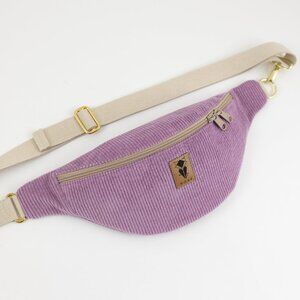 N.O.A.S. Handmade Lilac Hip Crossbody Bag Fanny Pack Medium